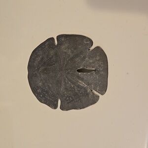 Vintage Metzke 1975 silver sand dollar